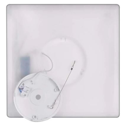 Plafón LED FLORI LED/22W/230V 4000K negro 42x42 cm