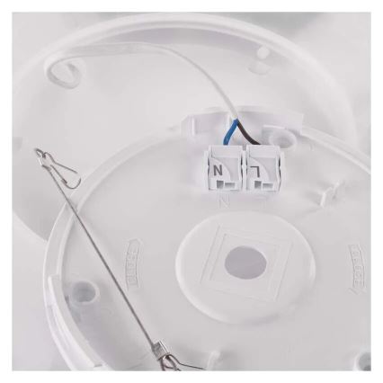 Plafón LED FLORI LED/22W/230V 4000K negro 42x42 cm