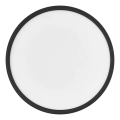 Plafón LED FLORI LED/22W/230V 4000K negro diá. 42 cm
