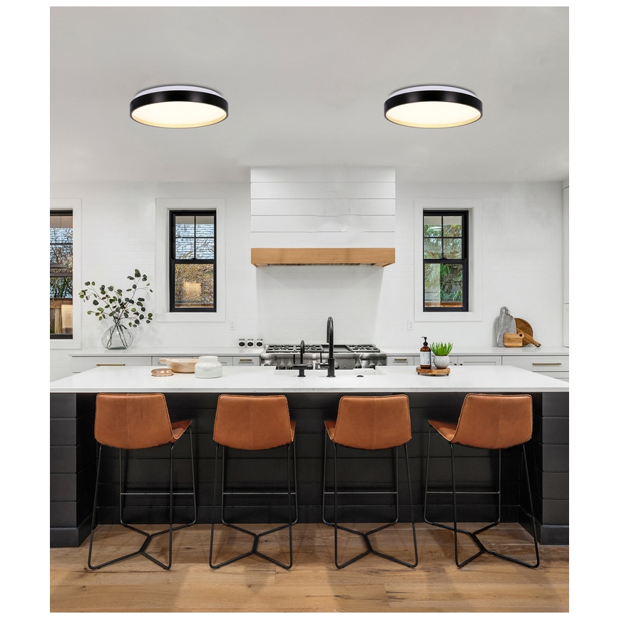 Plafón LED FLORIDA LED/18W/230V negro