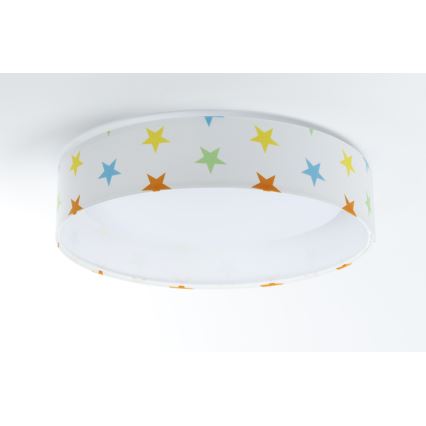 Plafón LED infantil GALAXY KIDS LED/24W/230V estrellas multicolor