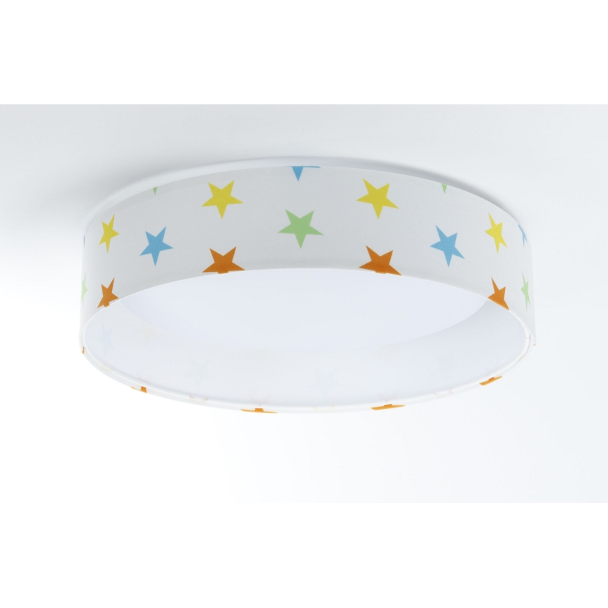 Plafón LED infantil GALAXY KIDS LED/24W/230V estrellas multicolor