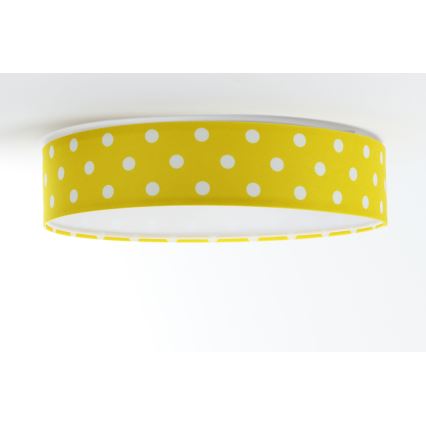 Plafón LED infantil GALAXY KIDS LED/24W/230V puntos amarillo/blanco