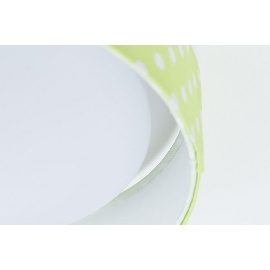 Plafón LED infantil GALAXY KIDS LED/24W/230V puntos verde/blanco