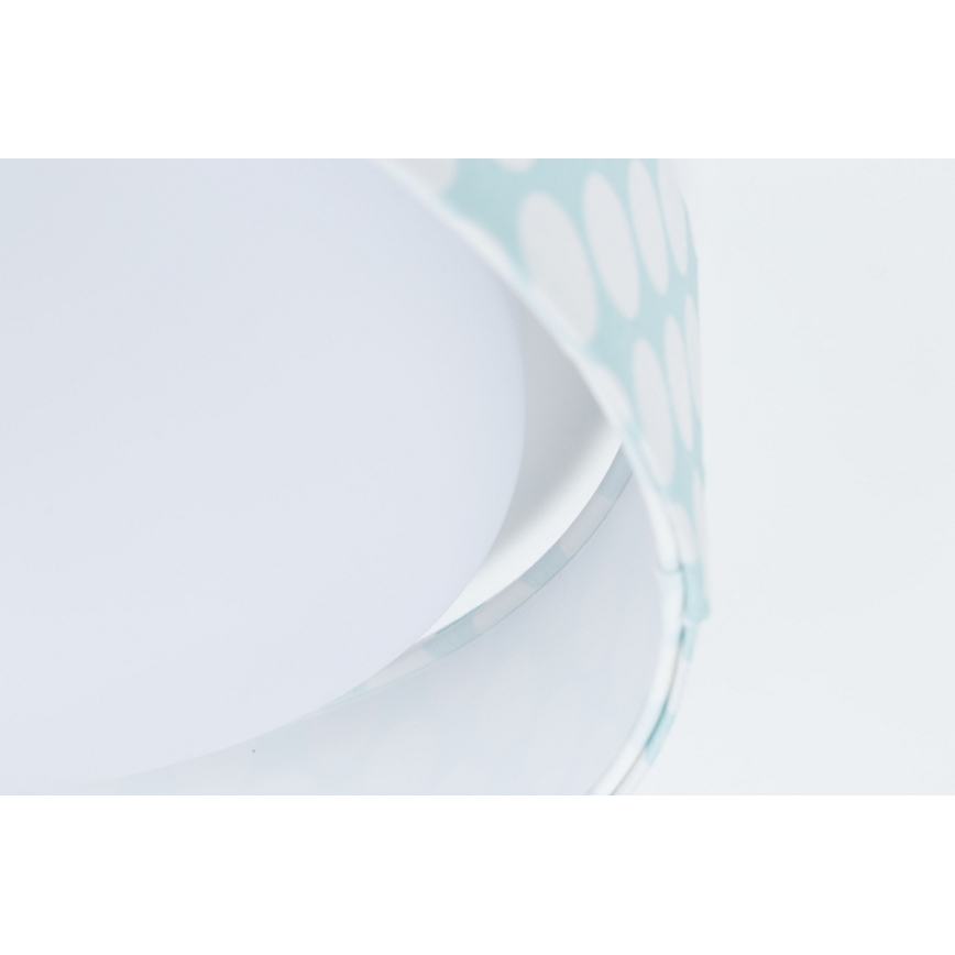 Plafón LED infantil GALAXY KIDS LED/24W/230V puntos verde/blanco