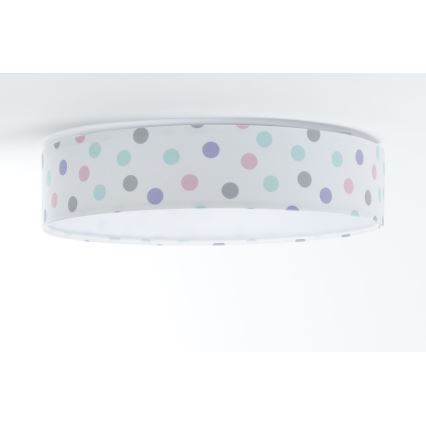 Plafón LED infantil GALAXY KIDS LED/24W/230V puntos coloridos