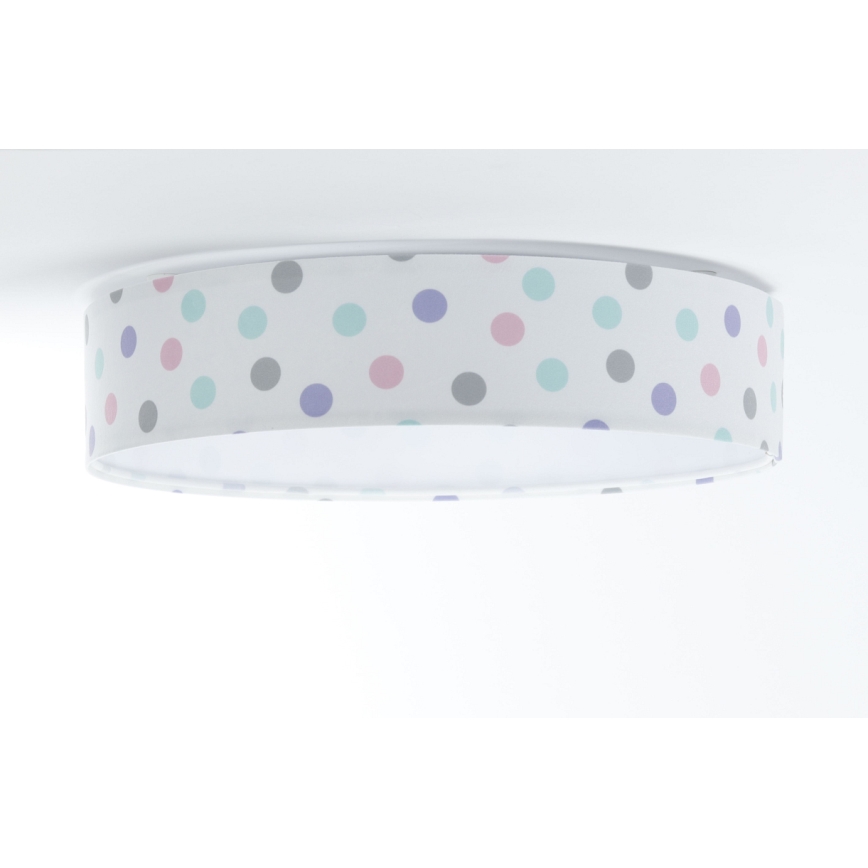 Plafón LED infantil GALAXY KIDS LED/24W/230V puntos coloridos