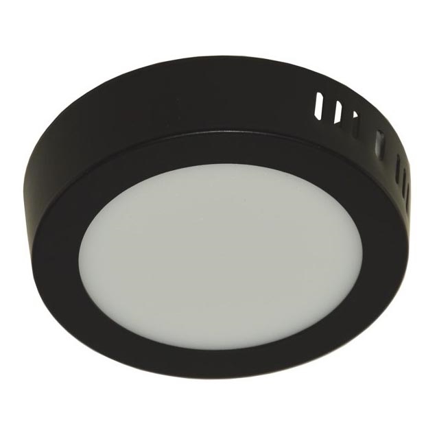 Plafón LED GERRIT LED/6W/230V 4000K negro