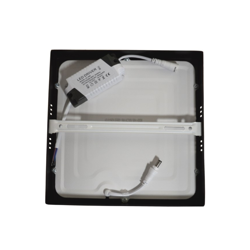 Plafón LED GERRY LED/18W/230V 4000K negro