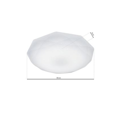 Plafón LED HEX LED/24W/230V