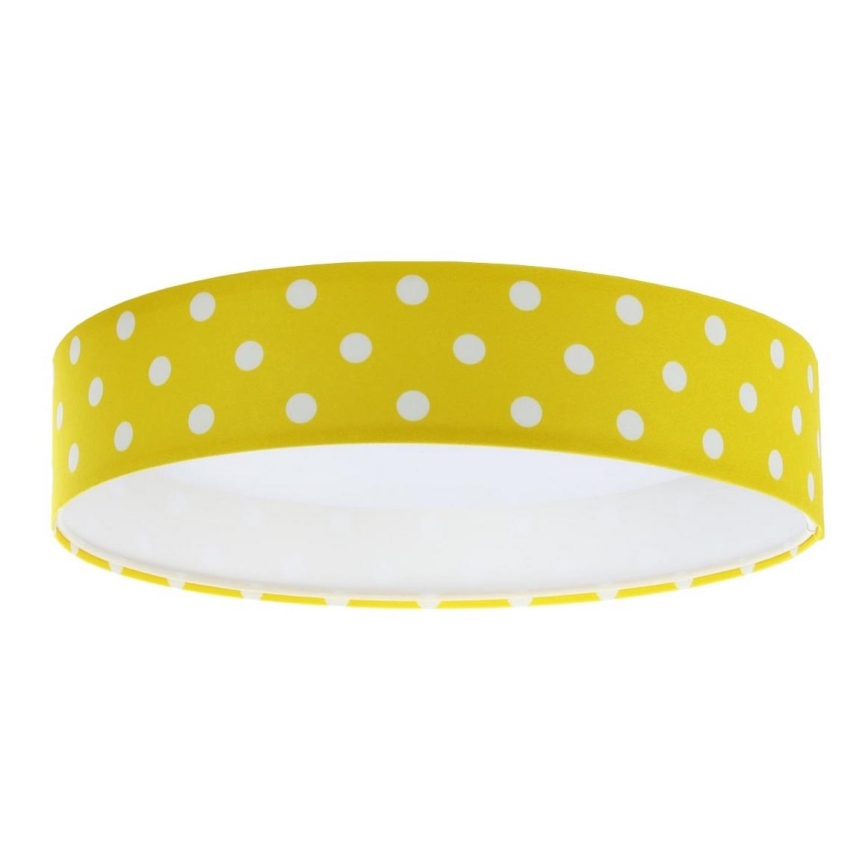 Plafón LED infantil GALAXY KIDS LED/24W/230V puntos amarillo/blanco