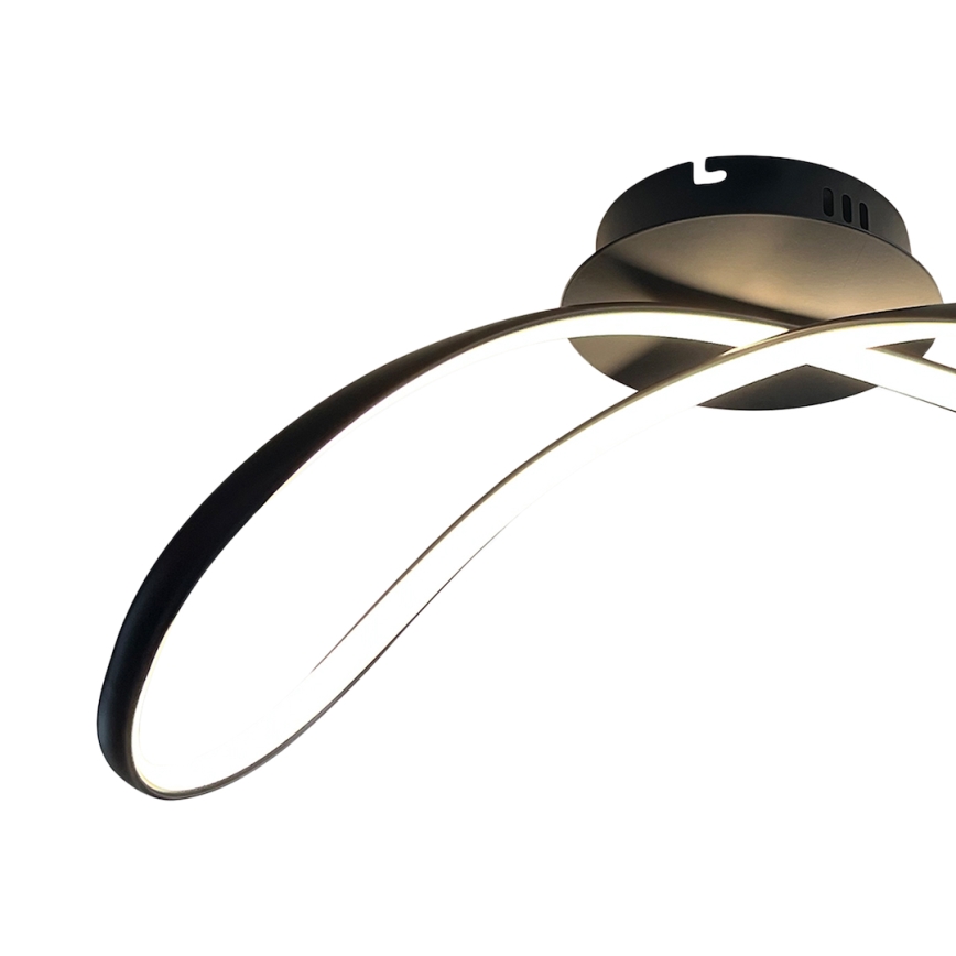 Plafón LED INFINITY LED/21W/230V negro