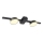 Plafón LED JOY 2xGX53/6W/230V negro