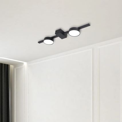 Plafón LED JOY 2xGX53/6W/230V negro