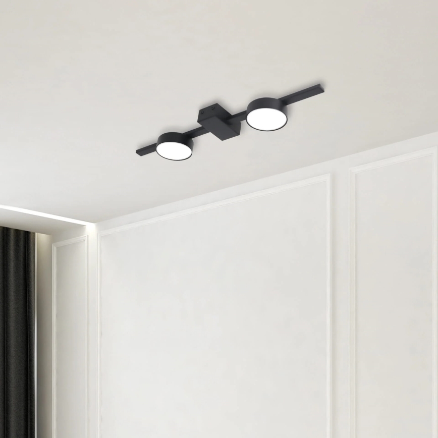 Plafón LED JOY 2xGX53/6W/230V negro
