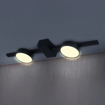 Plafón LED JOY 2xGX53/6W/230V negro