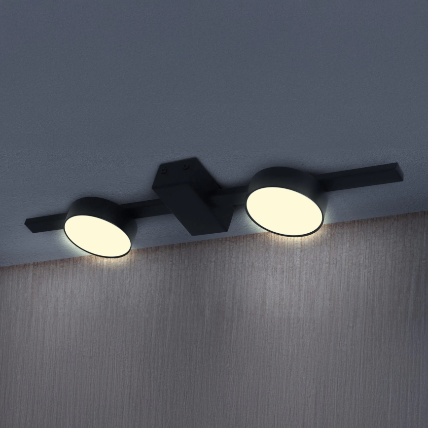 Plafón LED JOY 2xGX53/6W/230V negro