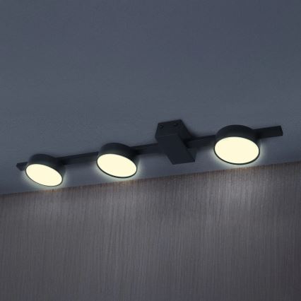 Plafón LED JOY 3xGX53/6W/230V negro