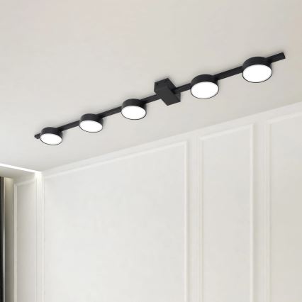 Plafón LED JOY 5xGX53/6W/230V negro