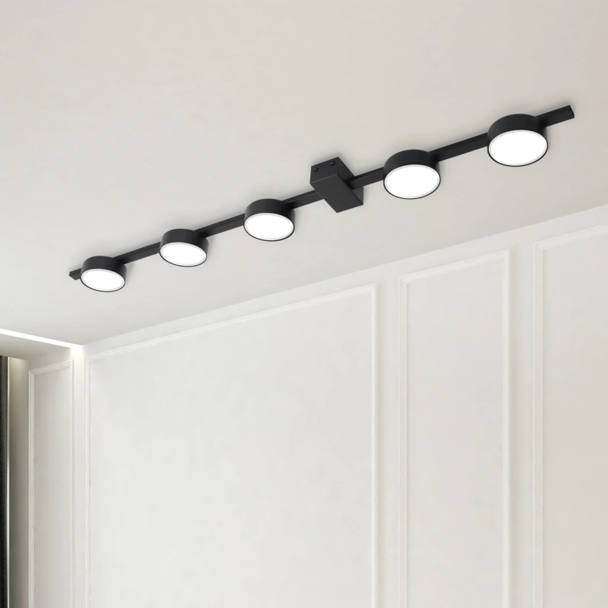 Plafón LED JOY 5xGX53/6W/230V negro