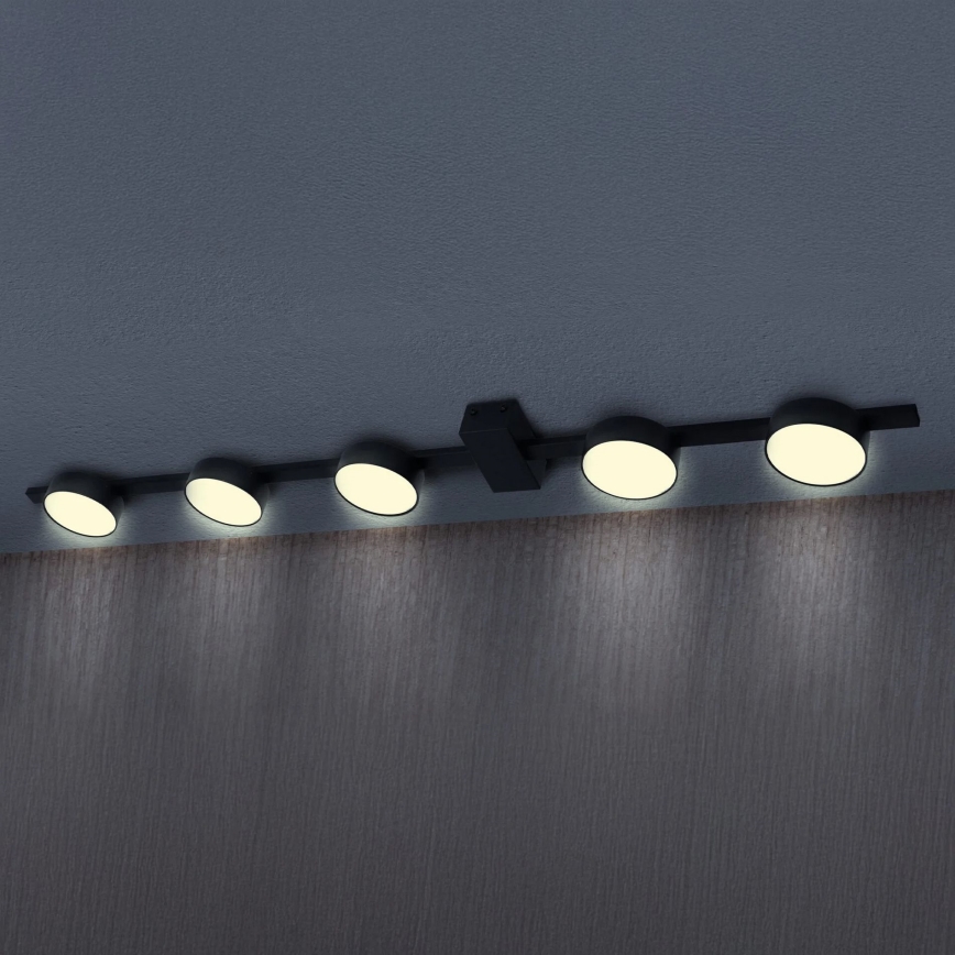 Plafón LED JOY 5xGX53/6W/230V negro