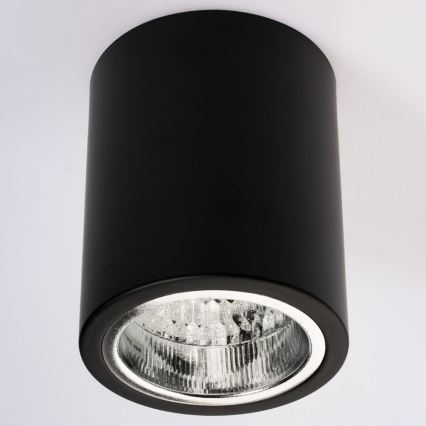 Plafón LED JUPITER 1xE27/6W/230V 120x98 mm negro