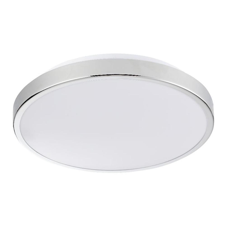 Plafón LED KERN LED/15W/230V diá. 30 cm cromo brillante