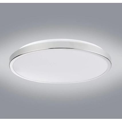 Plafón LED KERN LED/24W/230V diá. 40 cm cromo brillante