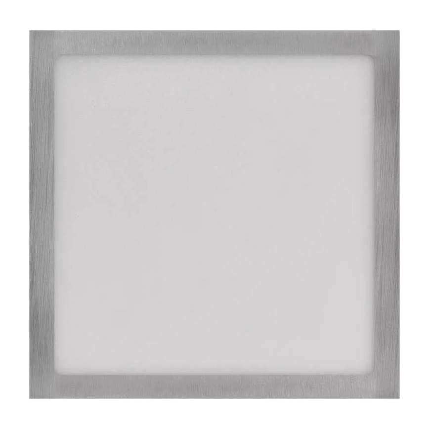 Plafón LED NEXXO LED/12,5W/230V 3000/3500/4000K 17x17 cm cromo brillante