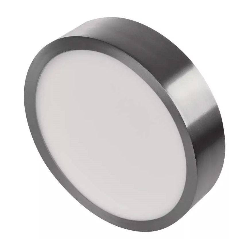 Plafón LED NEXXO LED/12,5W/230V 3000/3500/4000K diá. 17 cm cromo mate