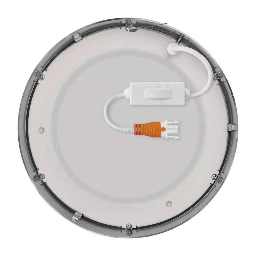 Plafón LED NEXXO LED/12,5W/230V 3000/3500/4000K diá. 17 cm cromo mate