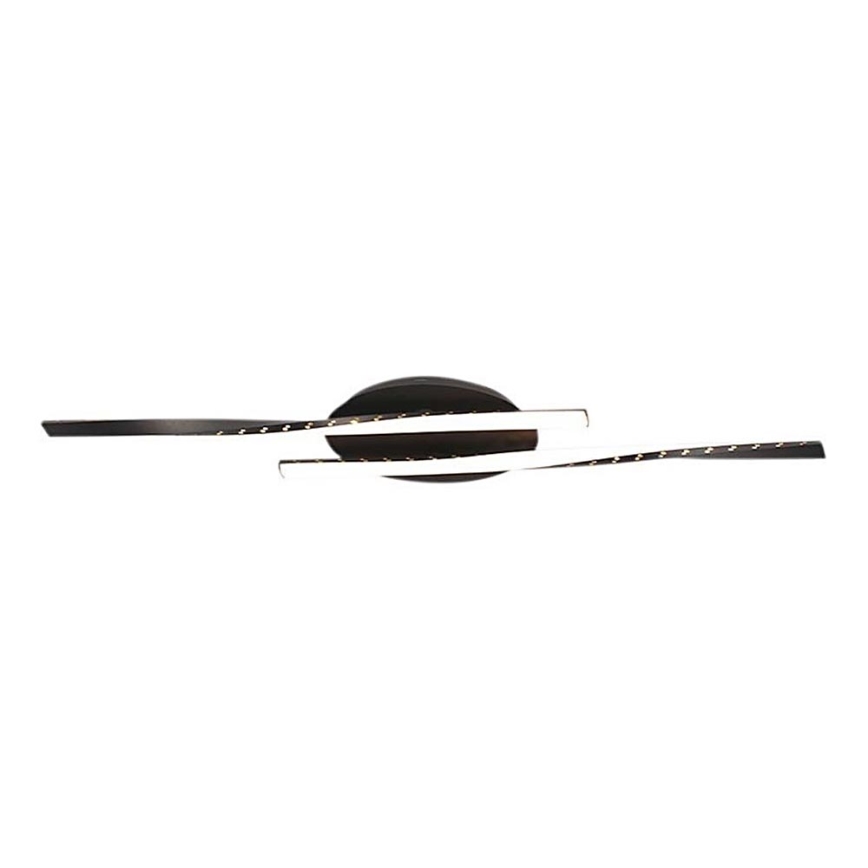 Plafón LED LED/12W/230V 3000K 94,5 cm negro