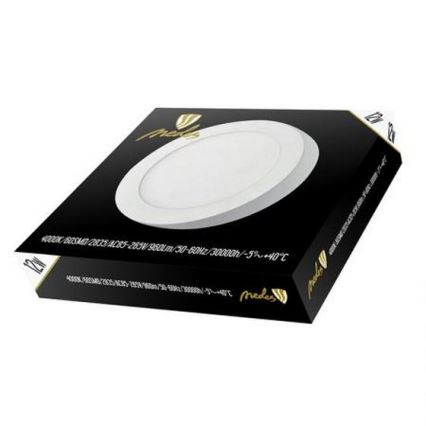 Plafón LED LED/12W/230V 4000K diá. 17,2 cm