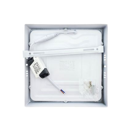 Plafón LED LED/18W/230V 2700K 21x21 cm blanco