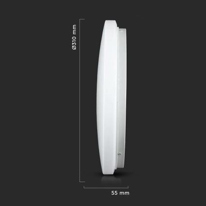 Plafón LED LED/18W/230V 31cm 3000K/4000K/6400K