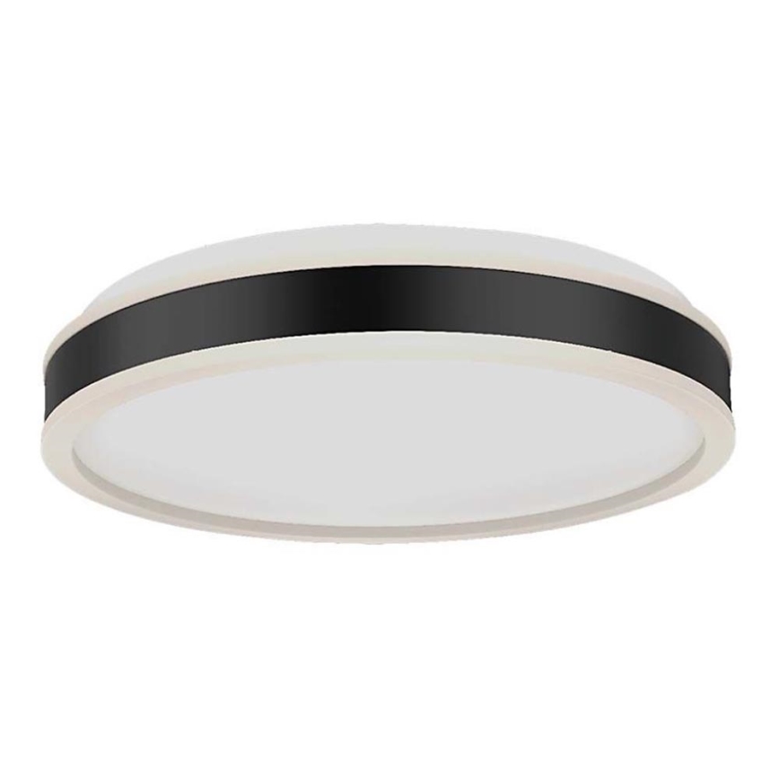 Plafón LED LED/18W/230V 4000K negro