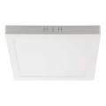 Plafón LED LED/18W/230V 6500K 21,4x21,4 cm blanco