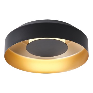 Plafón LED LED/20W/230V 3000K negro