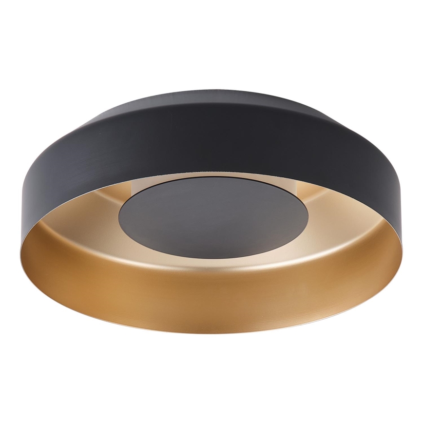 Plafón LED LED/20W/230V 3000K negro