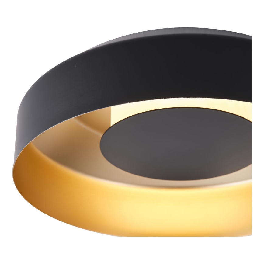 Plafón LED LED/20W/230V 3000K negro