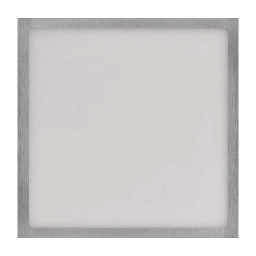 Plafón LED NEXXO LED/21W/230 3000/3500/4000K 22,5x22,5 cm cromo mate