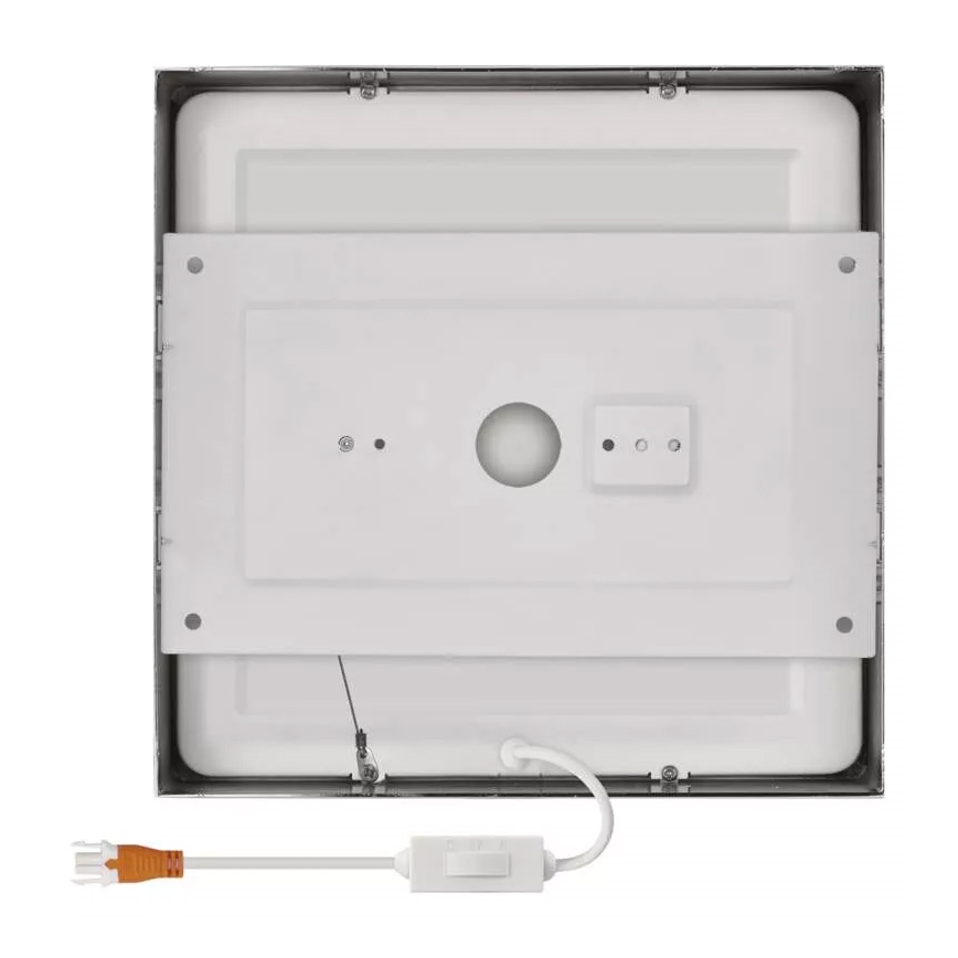 Plafón LED NEXXO LED/21W/230 3000/3500/4000K 22,5x22,5 cm cromo mate