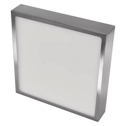 Plafón LED NEXXO LED/21W/230 3000/3500/4000K 22,5x22,5 cm cromo mate