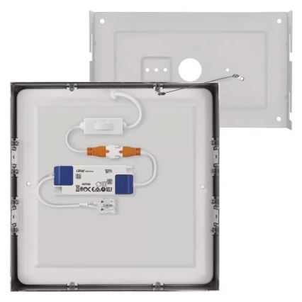 Plafón LED NEXXO LED/21W/230 3000/3500/4000K 22,5x22,5 cm cromo mate