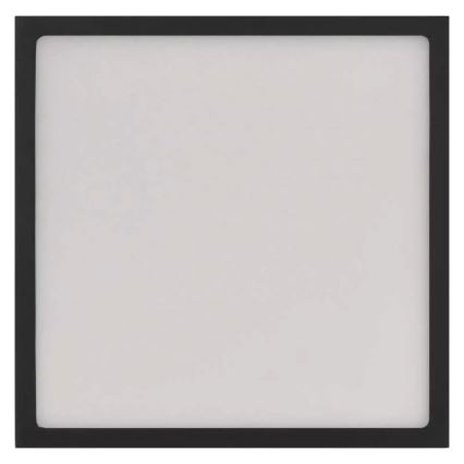 Plafón LED NEXXO LED/21W/230V 3000/3500/4000K 22,5x22,5 cm negro