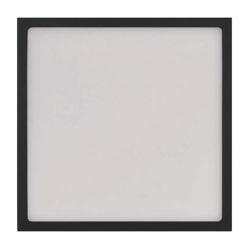 Plafón LED NEXXO LED/21W/230V 3000/3500/4000K 22,5x22,5 cm negro