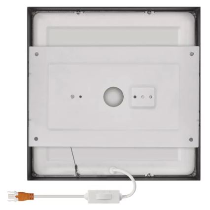 Plafón LED NEXXO LED/21W/230V 3000/3500/4000K 22,5x22,5 cm negro