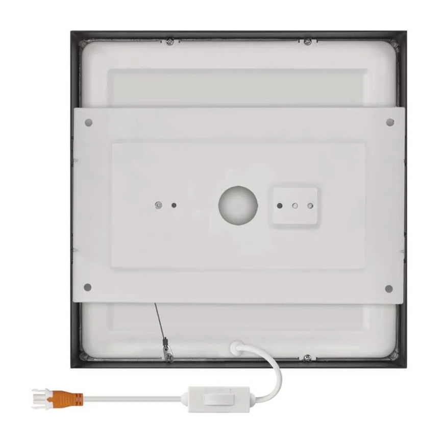 Plafón LED NEXXO LED/21W/230V 3000/3500/4000K 22,5x22,5 cm negro