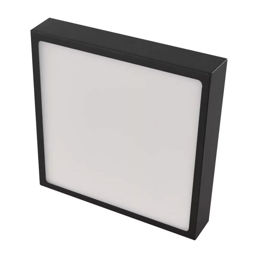 Plafón LED NEXXO LED/21W/230V 3000/3500/4000K 22,5x22,5 cm negro