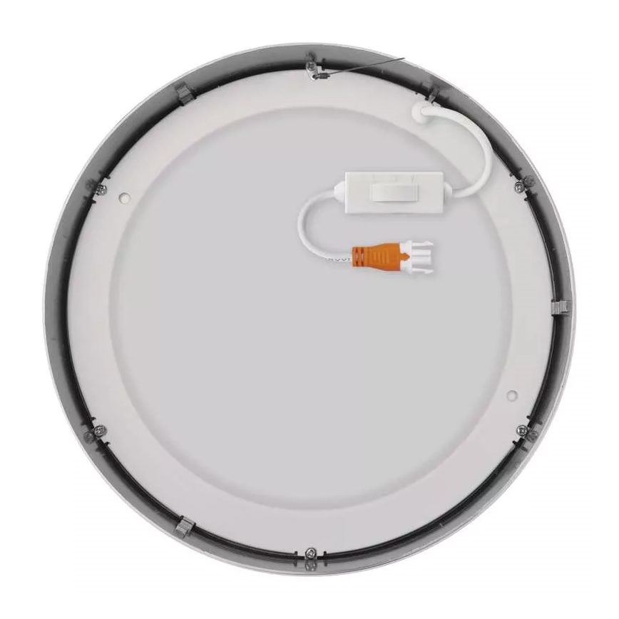 Plafón LED NEXXO LED/21W/230V 3000/3500/4000K diá. 22,5 cm cromo brillante